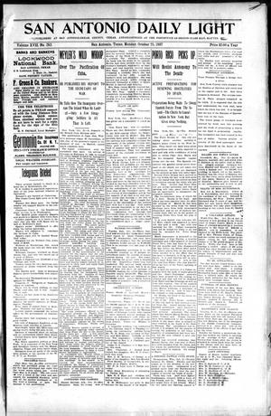San Antonio Daily Light (San Antonio, Tex.), Vol. 17, No. 282, Ed. 1 Monday, October 25, 1897