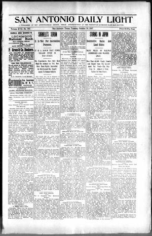San Antonio Daily Light (San Antonio, Tex.), Vol. 17, No. 283, Ed. 1 Tuesday, October 26, 1897