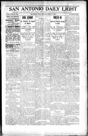 San Antonio Daily Light (San Antonio, Tex.), Vol. 17, No. 284, Ed. 1 Wednesday, October 27, 1897