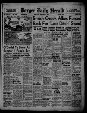Borger Daily Herald (Borger, Tex.), Vol. 15, No. 128, Ed. 1 Monday, April 21, 1941