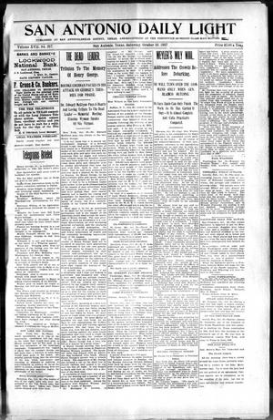 San Antonio Daily Light (San Antonio, Tex.), Vol. 17, No. 287, Ed. 1 Saturday, October 30, 1897