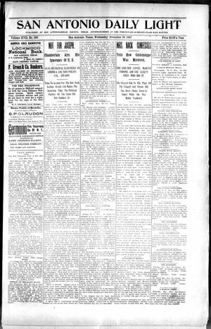 San Antonio Daily Light (San Antonio, Tex.), Vol. 17, No. 300, Ed. 1 Wednesday, November 10, 1897