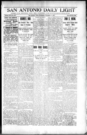 San Antonio Daily Light (San Antonio, Tex.), Vol. 17, No. 307, Ed. 1 Wednesday, November 17, 1897