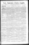 Thumbnail image of item number 1 in: 'San Antonio Daily Light. (San Antonio, Tex.), Vol. 14, No. 120, Ed. 1 Friday, June 8, 1894'.