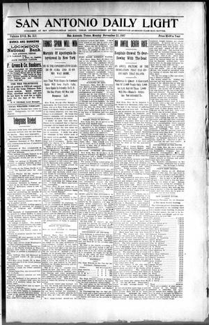 San Antonio Daily Light (San Antonio, Tex.), Vol. 17, No. 312, Ed. 1 Monday, November 22, 1897