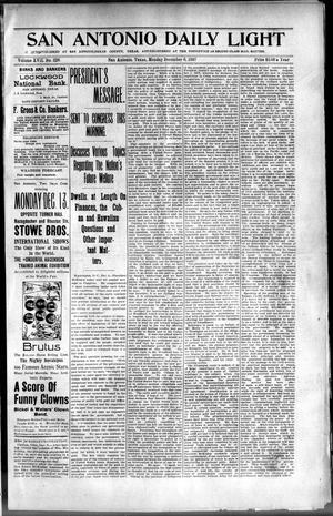 San Antonio Daily Light (San Antonio, Tex.), Vol. 17, No. 326, Ed. 1 Monday, December 6, 1897