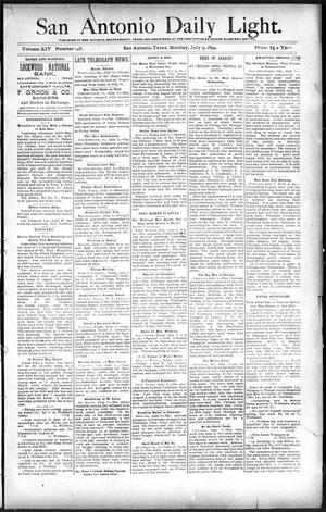 San Antonio Daily Light. (San Antonio, Tex.), Vol. 14, No. 145, Ed. 1 Monday, July 9, 1894