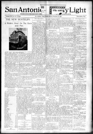 Primary view of object titled 'San Antonio Sunday Light (San Antonio, Tex.), Vol. 17, No. 332, Ed. 1 Sunday, December 12, 1897'.