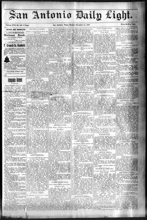 San Antonio Daily Light. (San Antonio, Tex.), Vol. 17, No. 333, Ed. 1 Monday, December 13, 1897