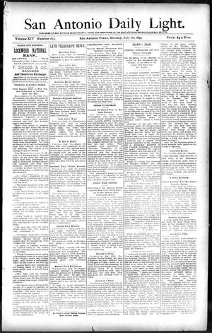 San Antonio Daily Light. (San Antonio, Tex.), Vol. 14, No. 163, Ed. 1 Monday, July 30, 1894