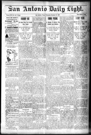 San Antonio Daily Light. (San Antonio, Tex.), Vol. 17, No. 342, Ed. 1 Wednesday, December 22, 1897