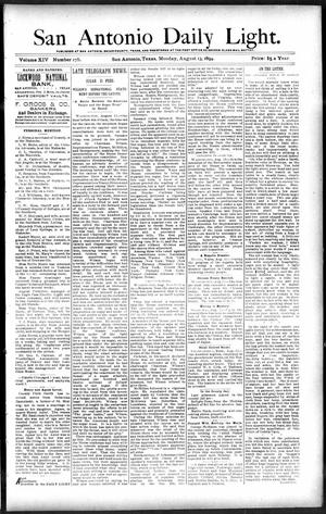 San Antonio Daily Light. (San Antonio, Tex.), Vol. 14, No. 175, Ed. 1 Monday, August 13, 1894