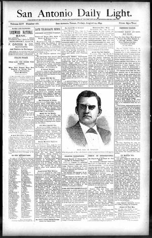 San Antonio Daily Light. (San Antonio, Tex.), Vol. 14, No. 185, Ed. 1 Friday, August 24, 1894