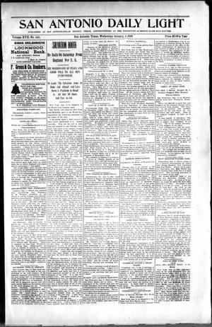 San Antonio Daily Light (San Antonio, Tex.), Vol. 17, No. 345, Ed. 1 Wednesday, January 5, 1898
