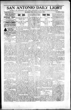 San Antonio Daily Light (San Antonio, Tex.), Vol. 17, No. 346, Ed. 1 Thursday, January 6, 1898
