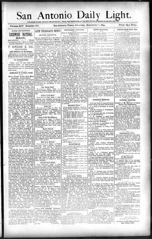 San Antonio Daily Light. (San Antonio, Tex.), Vol. 14, No. 192, Ed. 1 Saturday, September 1, 1894