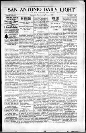 San Antonio Daily Light (San Antonio, Tex.), Vol. 17, No. 348, Ed. 1 Saturday, January 8, 1898