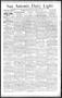 Newspaper: San Antonio Daily Light. (San Antonio, Tex.), Vol. 14, No. 195, Ed. 1…