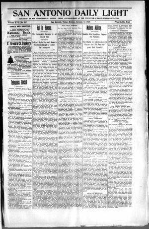 San Antonio Daily Light (San Antonio, Tex.), Vol. 17, No. 357, Ed. 1 Monday, January 17, 1898