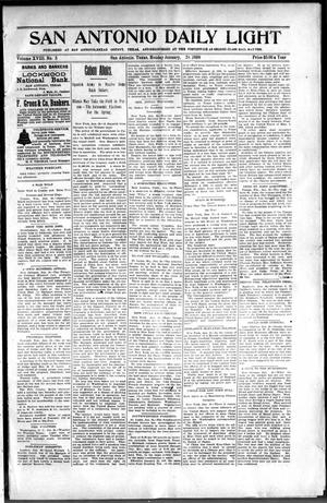 San Antonio Daily Light (San Antonio, Tex.), Vol. 18, No. 5, Ed. 1 Monday, January 24, 1898