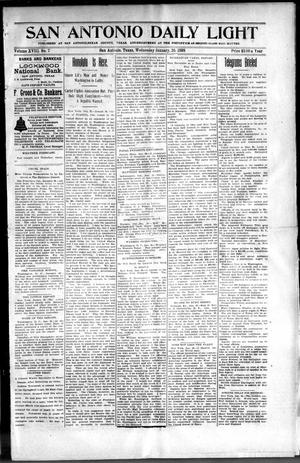 San Antonio Daily Light (San Antonio, Tex.), Vol. 18, No. 7, Ed. 1 Wednesday, January 26, 1898