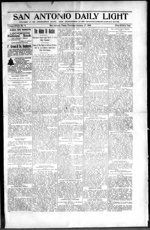 San Antonio Daily Light (San Antonio, Tex.), Vol. 18, No. 8, Ed. 1 Thursday, January 27, 1898
