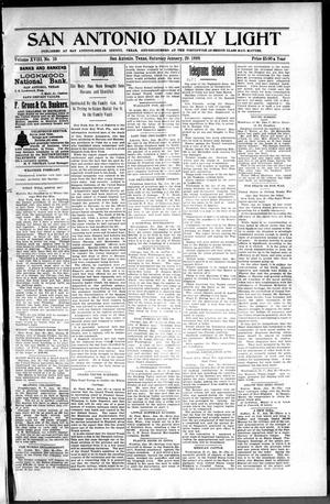 San Antonio Daily Light (San Antonio, Tex.), Vol. 18, No. 10, Ed. 1 Saturday, January 29, 1898