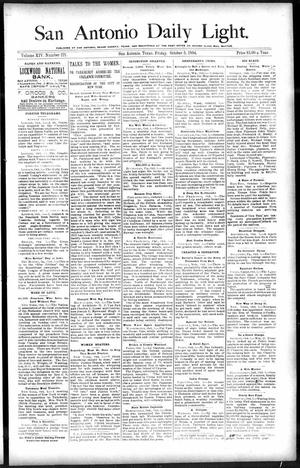 San Antonio Daily Light. (San Antonio, Tex.), Vol. 14, No. 221, Ed. 1 Friday, October 5, 1894