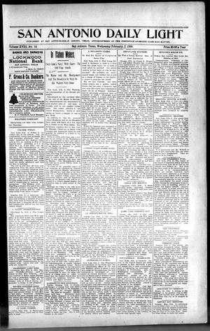 San Antonio Daily Light (San Antonio, Tex.), Vol. 18, No. 14, Ed. 1 Wednesday, February 2, 1898