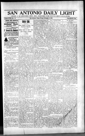 San Antonio Daily Light (San Antonio, Tex.), Vol. 18, No. 16, Ed. 1 Friday, February 4, 1898