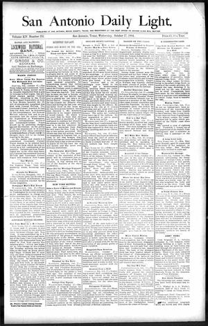 San Antonio Daily Light. (San Antonio, Tex.), Vol. 14, No. 231, Ed. 1 Wednesday, October 17, 1894