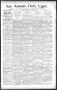 Newspaper: San Antonio Daily Light. (San Antonio, Tex.), Vol. 14, No. 233, Ed. 1…
