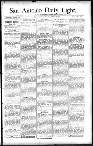San Antonio Daily Light. (San Antonio, Tex.), Vol. 14, No. 234, Ed. 1 Saturday, October 20, 1894