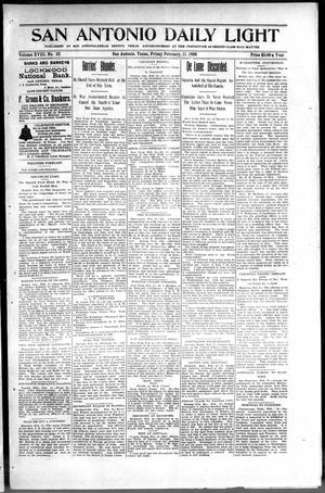 San Antonio Daily Light (San Antonio, Tex.), Vol. 18, No. 22, Ed. 1 Friday, February 11, 1898