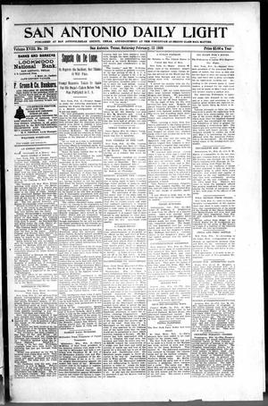 San Antonio Daily Light (San Antonio, Tex.), Vol. 18, No. 23, Ed. 1 Saturday, February 12, 1898
