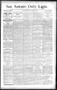 Newspaper: San Antonio Daily Light. (San Antonio, Tex.), Vol. 14, No. 239, Ed. 1…