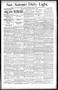 Newspaper: San Antonio Daily Light. (San Antonio, Tex.), Vol. 14, No. 244, Ed. 1…