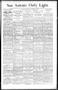 Newspaper: San Antonio Daily Light. (San Antonio, Tex.), Vol. 14, No. 267, Ed. 1…