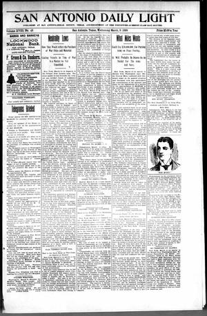 San Antonio Daily Light (San Antonio, Tex.), Vol. 18, No. 48, Ed. 1 Wednesday, March 9, 1898