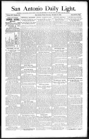 San Antonio Daily Light. (San Antonio, Tex.), Vol. 14, No. 286, Ed. 1 Saturday, December 22, 1894