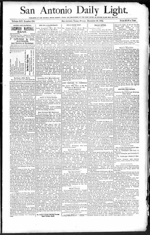 San Antonio Daily Light. (San Antonio, Tex.), Vol. 14, No. 290, Ed. 1 Friday, December 28, 1894