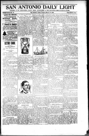 San Antonio Daily Light (San Antonio, Tex.), Vol. 18, No. 61, Ed. 1 Tuesday, March 22, 1898