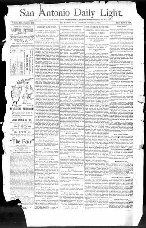 San Antonio Daily Light. (San Antonio, Tex.), Vol. 14, No. 294, Ed. 1 Thursday, January 3, 1895
