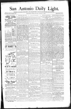 San Antonio Daily Light. (San Antonio, Tex.), Vol. 14, No. 296, Ed. 1 Saturday, January 5, 1895