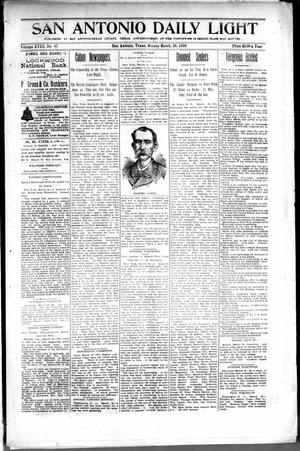 San Antonio Daily Light (San Antonio, Tex.), Vol. 18, No. 67, Ed. 1 Monday, March 28, 1898