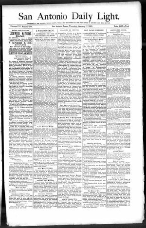 San Antonio Daily Light. (San Antonio, Tex.), Vol. 14, No. 306, Ed. 1 Thursday, January 17, 1895