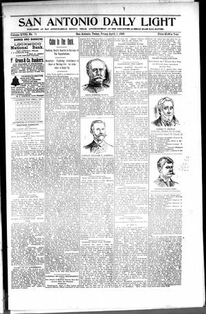 San Antonio Daily Light (San Antonio, Tex.), Vol. 18, No. 71, Ed. 1 Friday, April 1, 1898