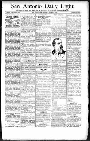 San Antonio Daily Light. (San Antonio, Tex.), Vol. 14, No. 308, Ed. 1 Saturday, January 19, 1895