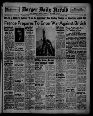 Borger Daily Herald (Borger, Tex.), Vol. 15, No. 165, Ed. 1 Tuesday, June 3, 1941