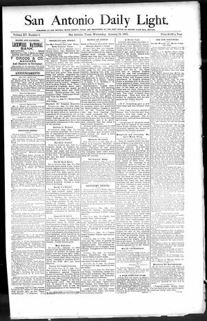 San Antonio Daily Light. (San Antonio, Tex.), Vol. 15, No. 3, Ed. 1 Wednesday, January 23, 1895